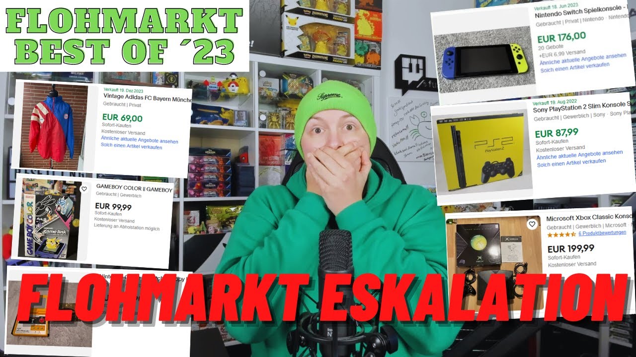 BEST of FLOHMARKT 2023 😱 NINTENDO SWITCH & weitere Gaming Konsolen für wenig 💸 Teil 2 #trödel #fy