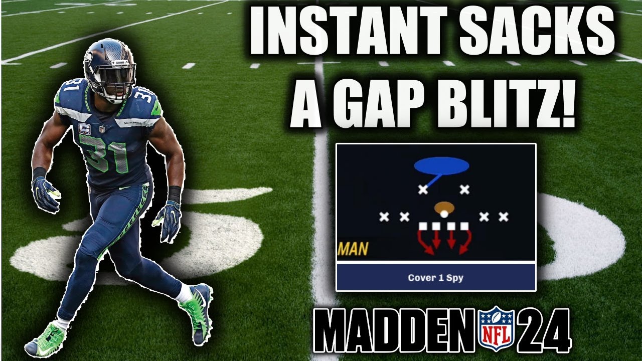 GET INSTANT SACKS WITH THIS A GAP BLITZ! MADDEN 24 DEFENSE TIPS