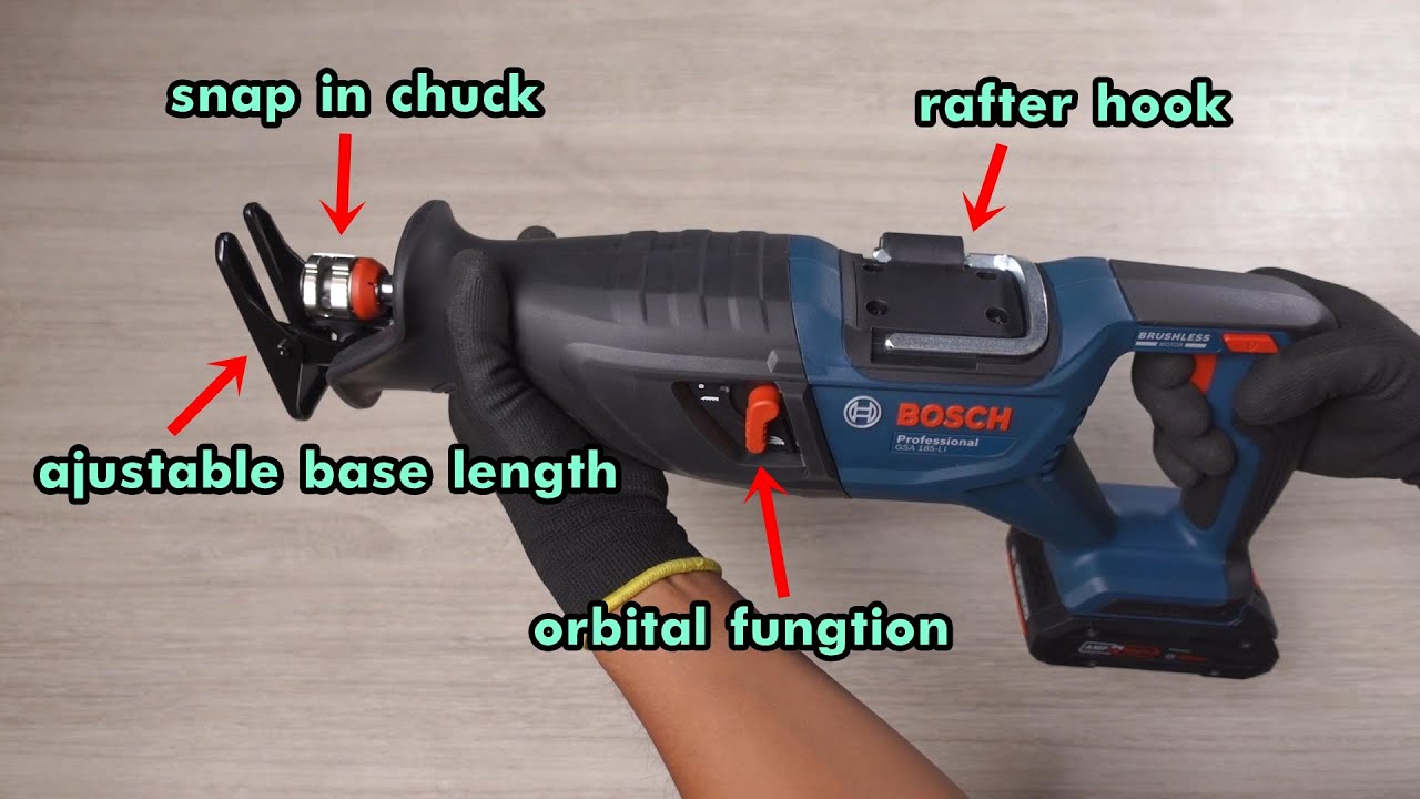 keren.. sejauh ini inilah yg paling nyaman & lengkap fiturnya! - BOSCH GSA 185 Li CORDLESS SABRE SAW