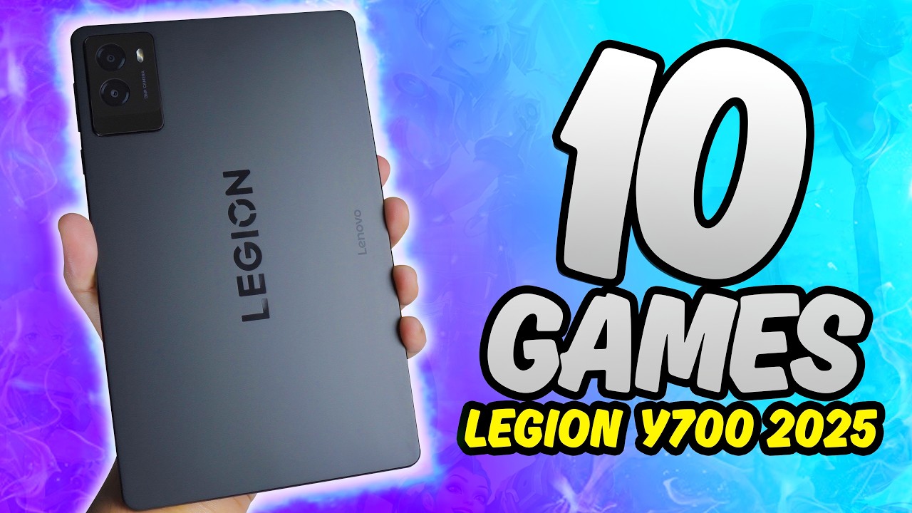 LEGION Y700 2025 - 10 GAMES TESTED!