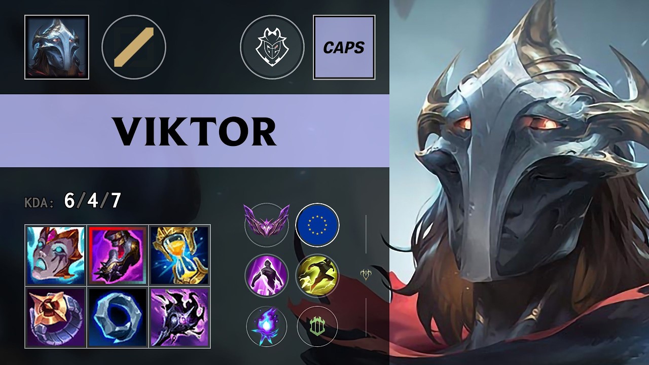 (G2 Caps) Viktor Mid vs Akali (MISA Kofte) - EUW Master Patch 26.14