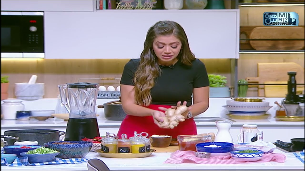 شيف مي قالتلك ازاي تعملي معجون الثوم والجنزبيل.. هيسهل عليكي الوصفات ويدي نكهة خطيرة للاكل