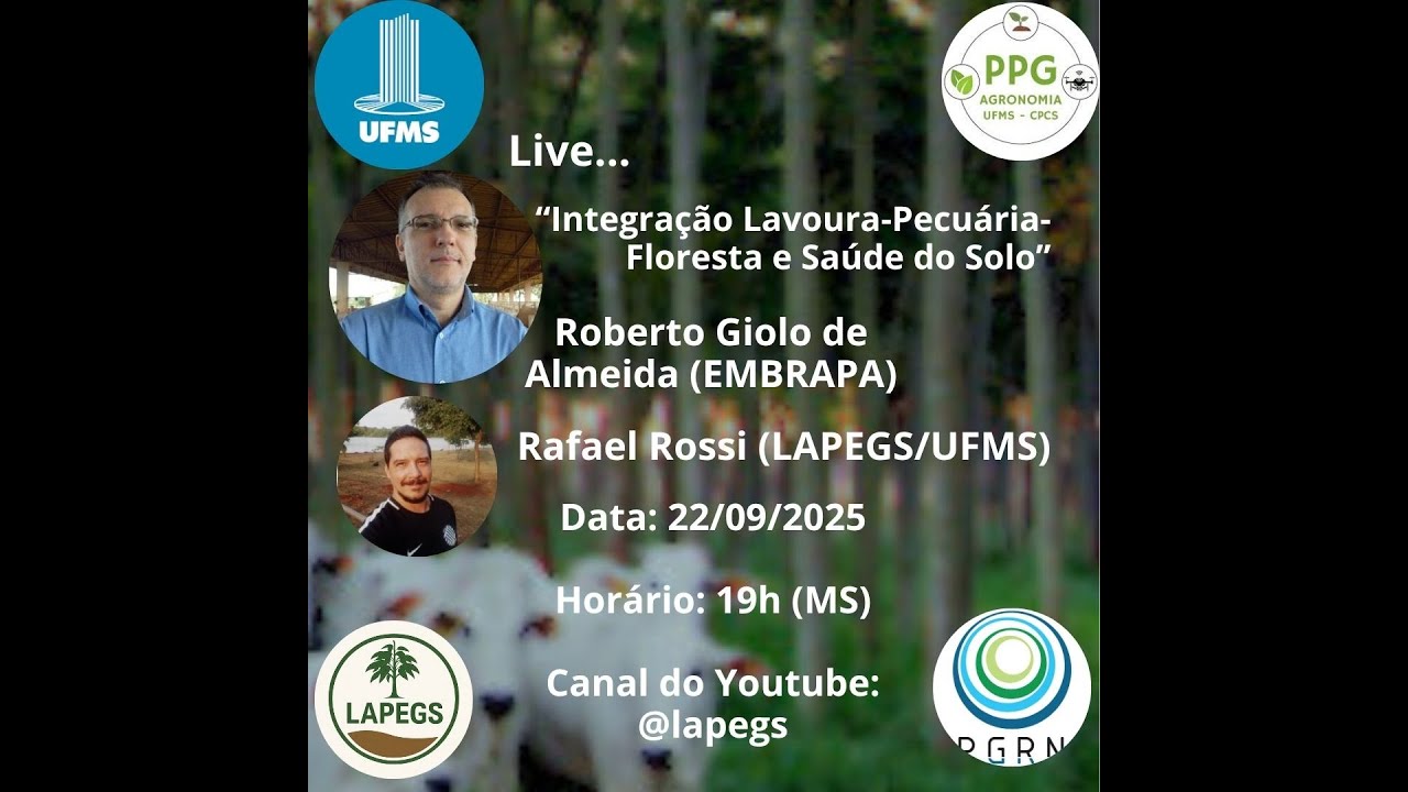Integração Lavoura-Pecuária-Floresta e Saúde do Solo - Roberto Giolo e Rafael Rossi