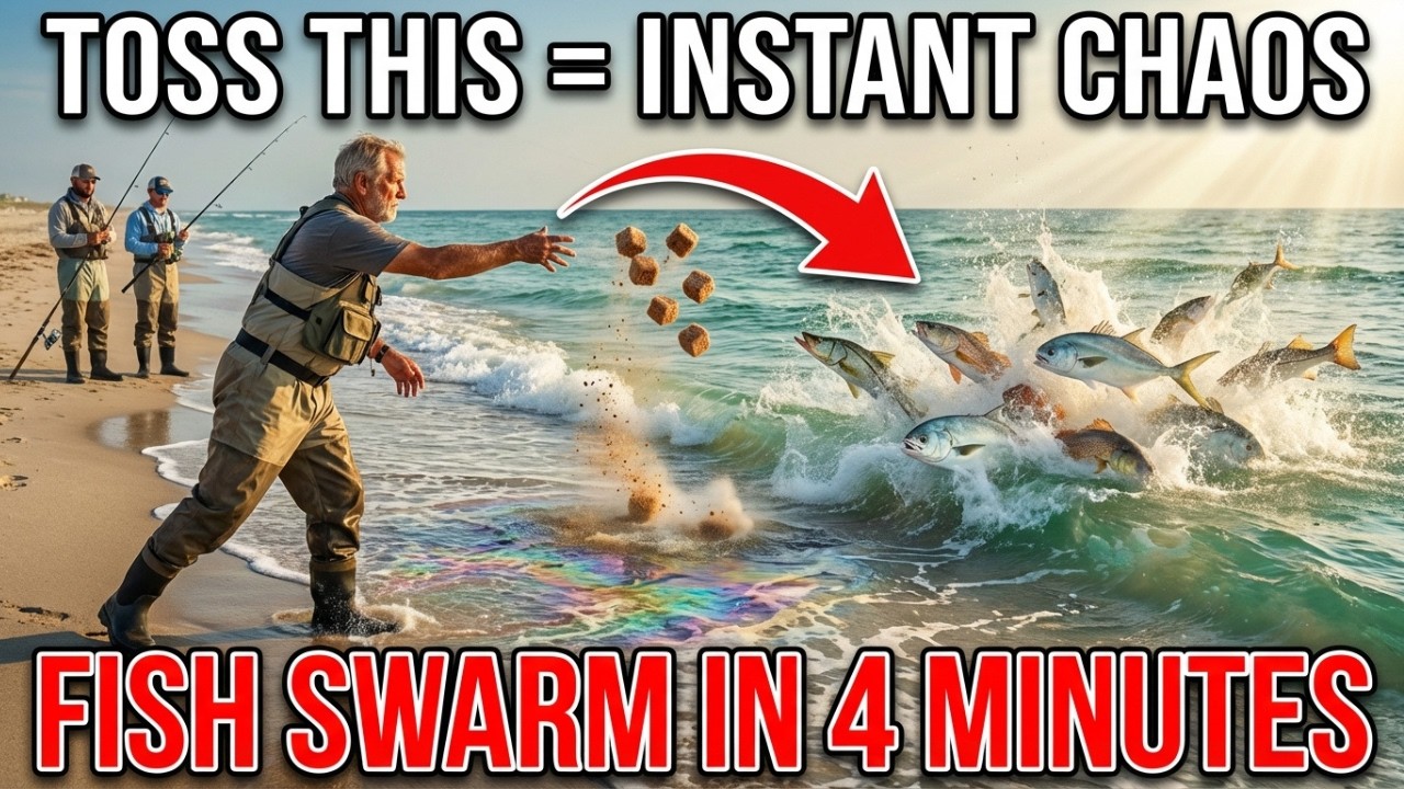 Toss THIS From Beach and Fish Circle Within Moments — Creates Underwater Chaos