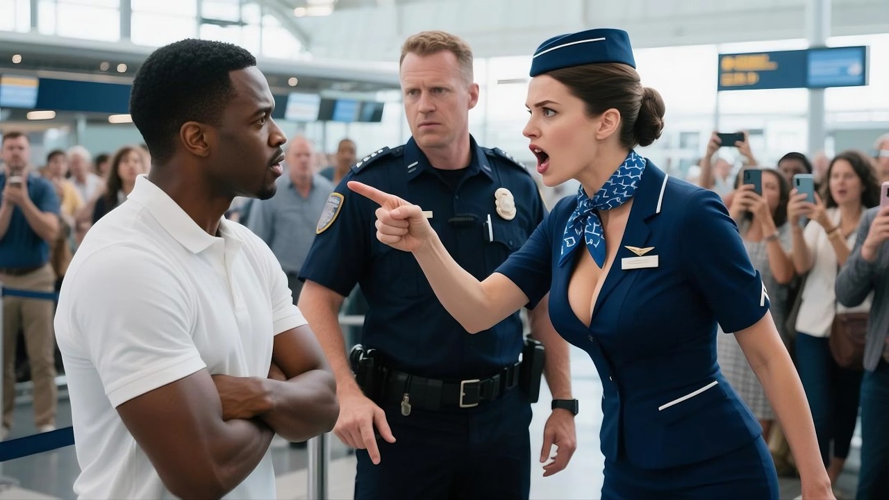 Attendant Refused to Help Black Man with Luggage — Her Face Dropped When the Pilots Called Him “Sir”
