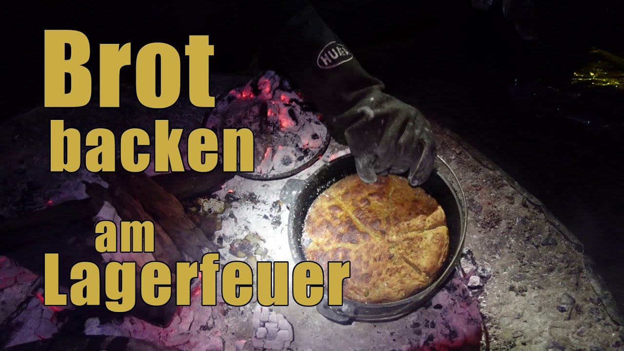 Brot backen am Lagerfeuer schnell & einfach
