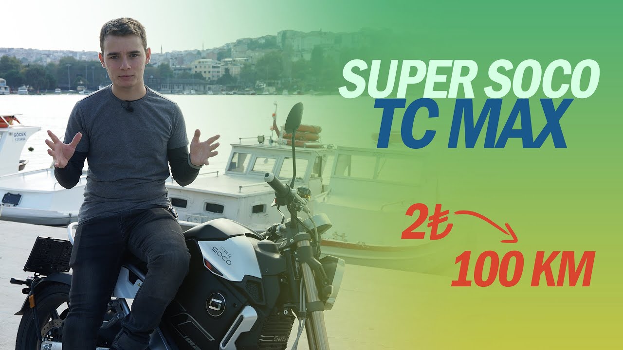 En Havalı Elektrikli Motosiklet: Super Soco TC MAX