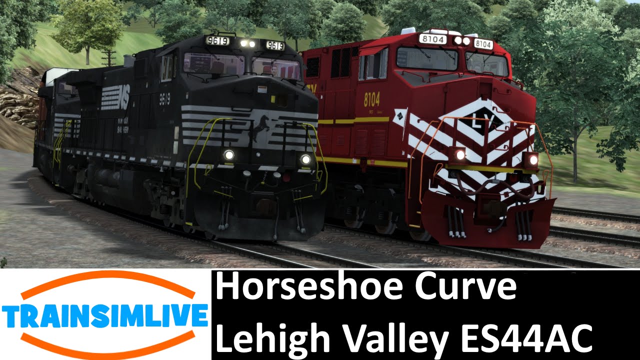 Train Simulator 2015 - Horseshoe Curve, Lehigh Valley ES44AC