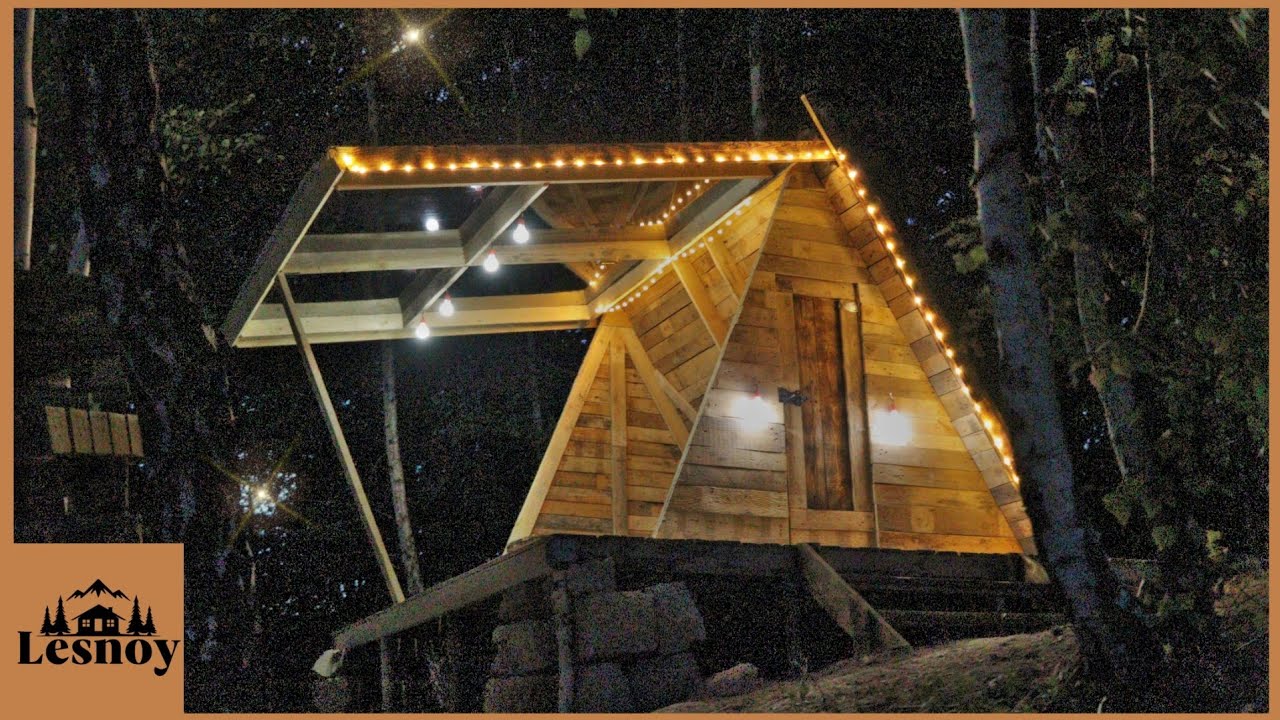 A figurative house from pallets. Start to finish