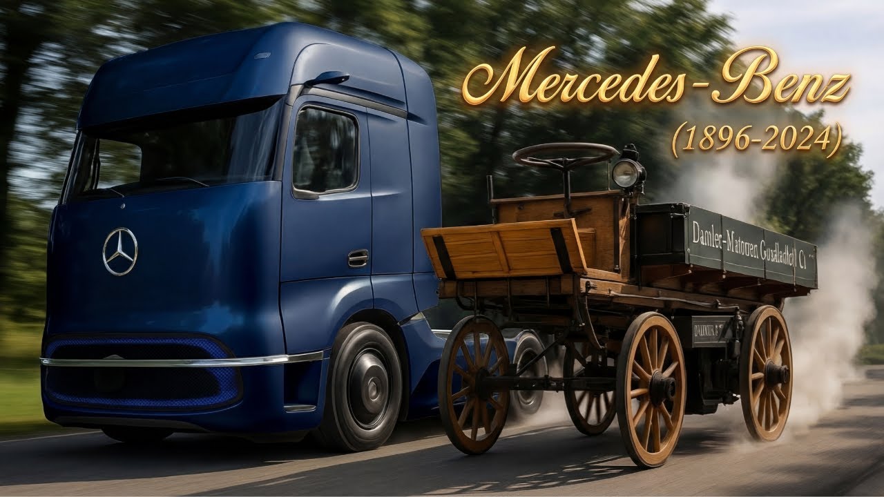 125 Years of Mercedes-Benz Trucks | Daimler 1896 → Actros & eActros 2024 | Ultimate Evolution