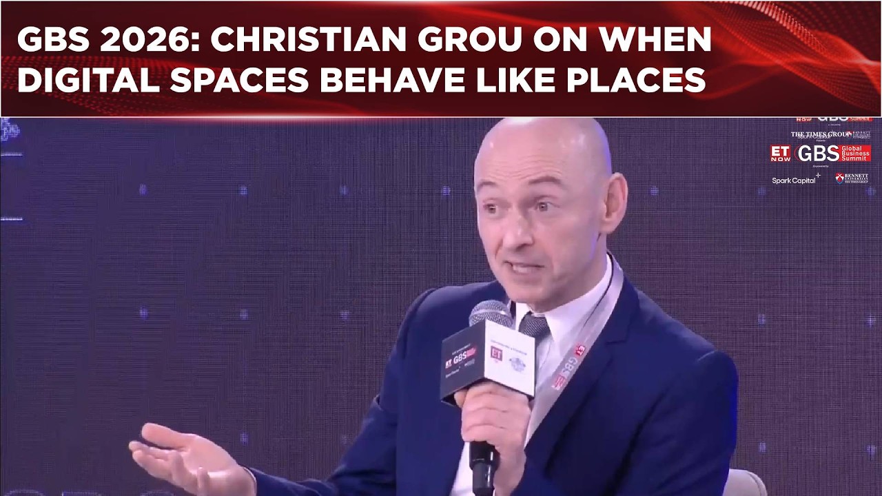 Global Business Summit 2026: When Digital Spaces Behave Like Places | Christian Grou | Times Now