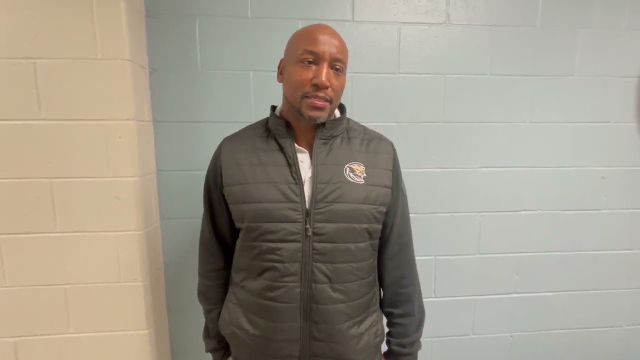Croatan boys basketball coach John Humphrey explains why the Cougars were able to beat West Carteret