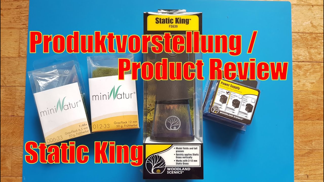 Produktvorstellung / Product Review Static King Woodland Scenics (English subtitels)