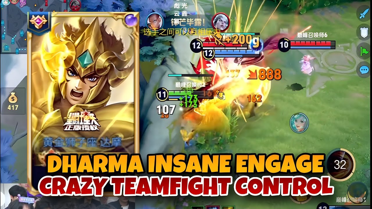 INSANE DHARMA ENGAGE & TEAMFIGHT CONTROL! 🔥 DOMINATING PEAK RANK MATCH | HONOR OF KINGS