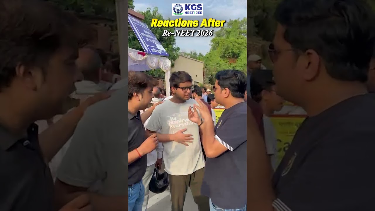 RE-NEET 2026 Ke Baad Students Ka Reaction 😱 #reneet2026 #reneetexam #paperreview #kgsneet