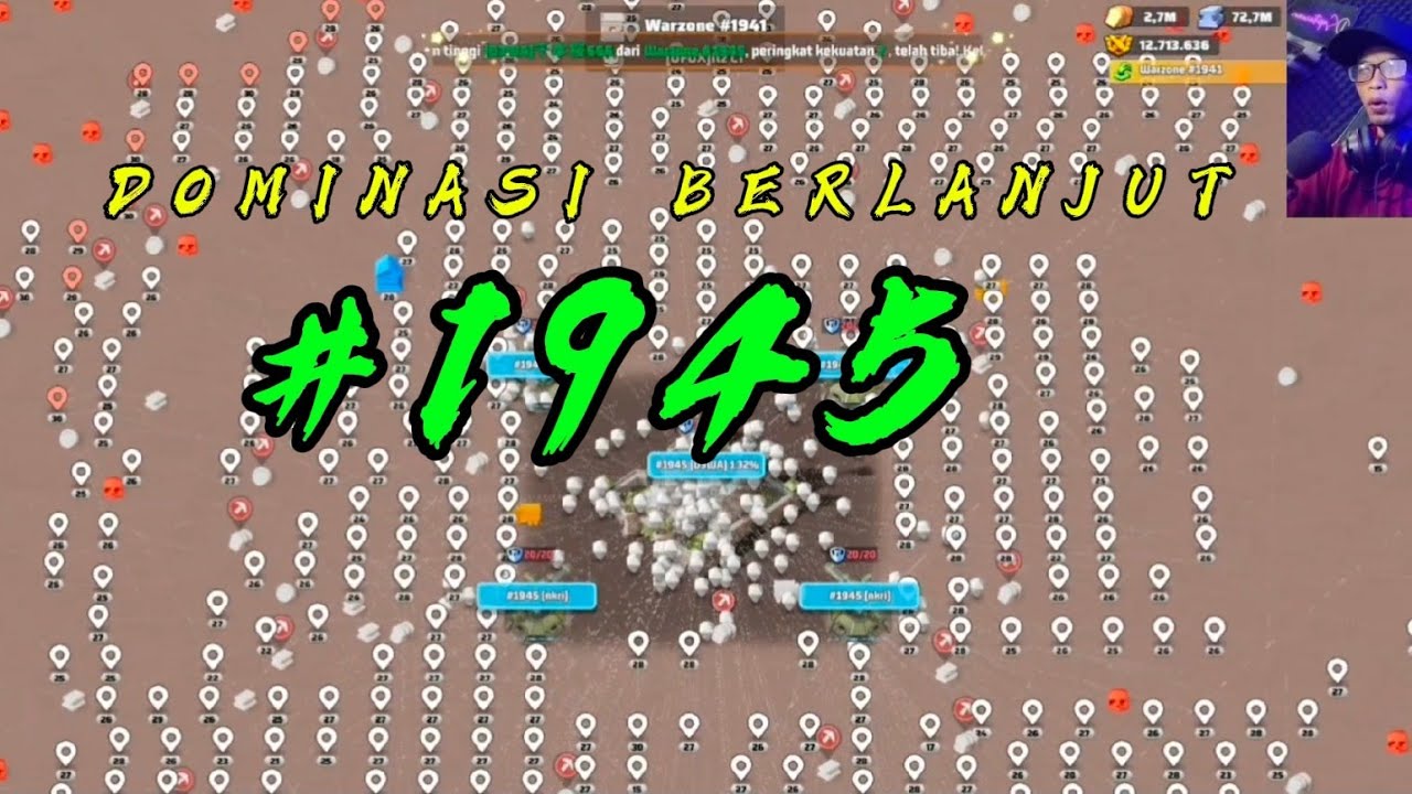 Warzone 1945 sabtu 24 january melanjutkan tren positif ! 