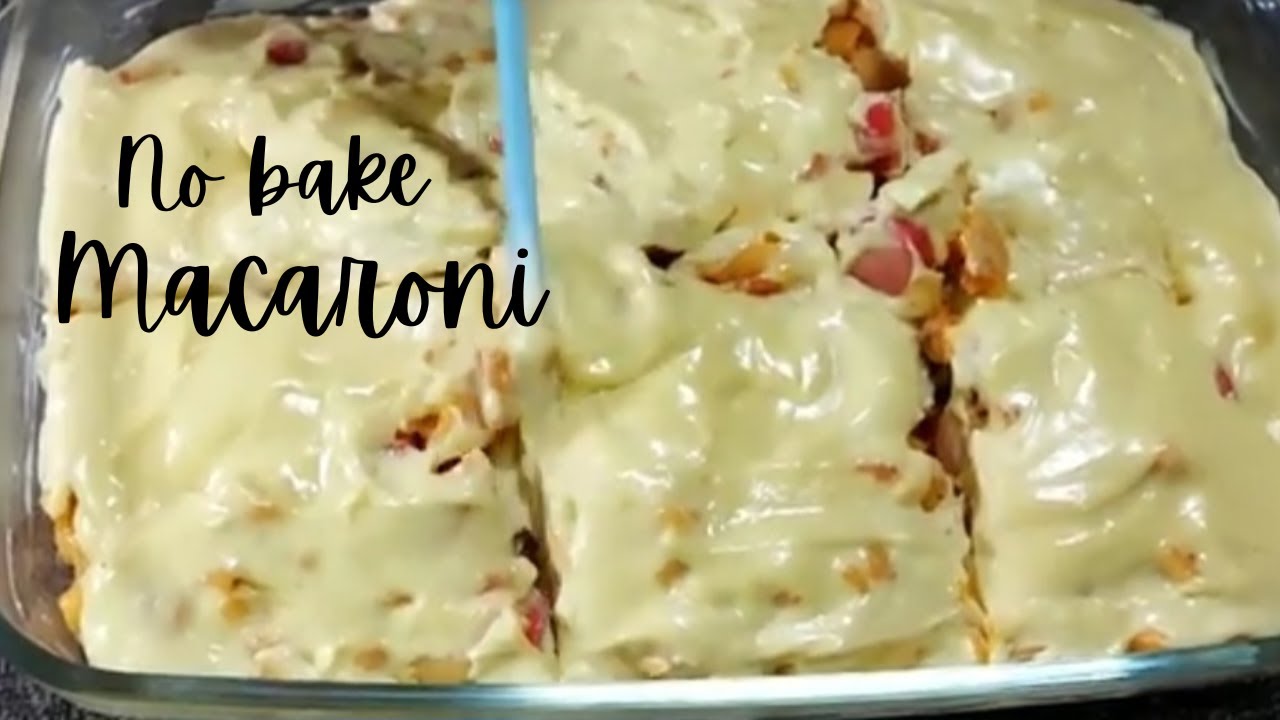 No Bake Macaroni. Step by Step cooking procedure. Ang sarap promise!🤤