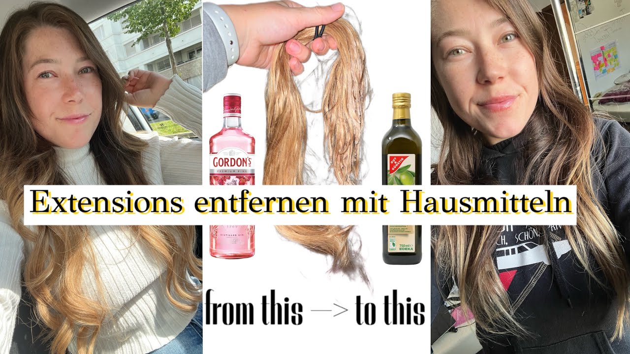Extensions entfernen mit Hausmitteln | Bondings selbst entfernen ohne Spray