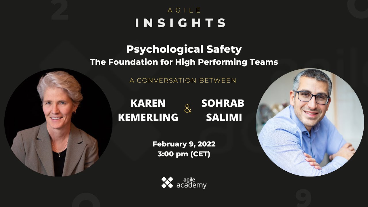 Psychological Safety in High-Performing Teams | Agile Insights Conversations with Karen Kemerling