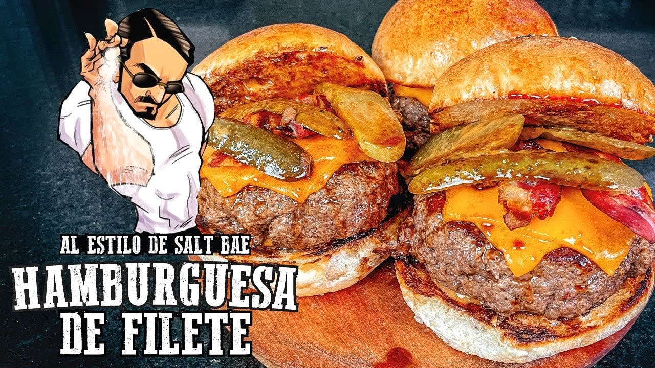 ¿Hamburguesas de Filete de Salt Bae? Experimentando la receta | Slucook