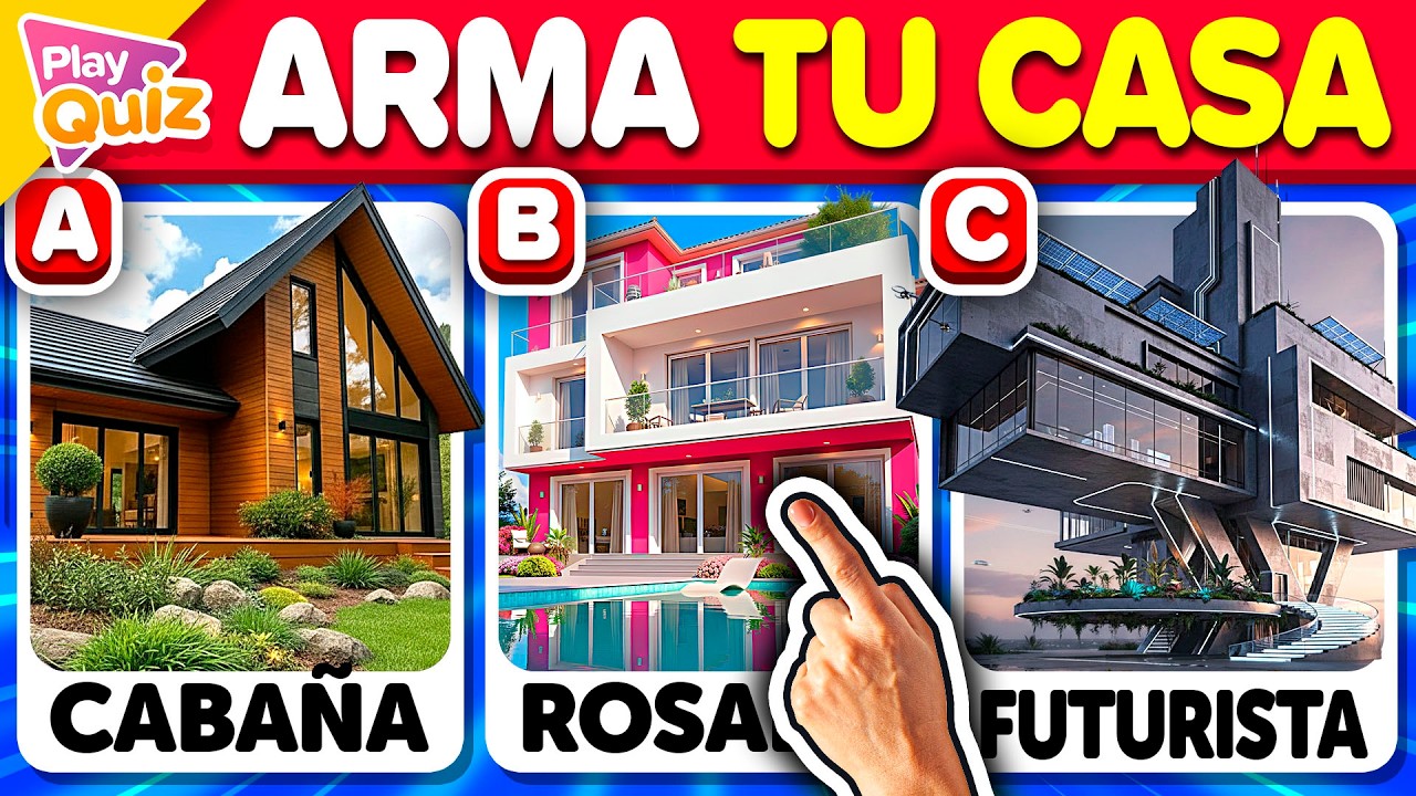 SOLO PUEDES ELEGIR UNO 😱🏠 ¿Cómo sería tu casa perfecta? ¿Qué Prefieres? | Play Quiz Trivia