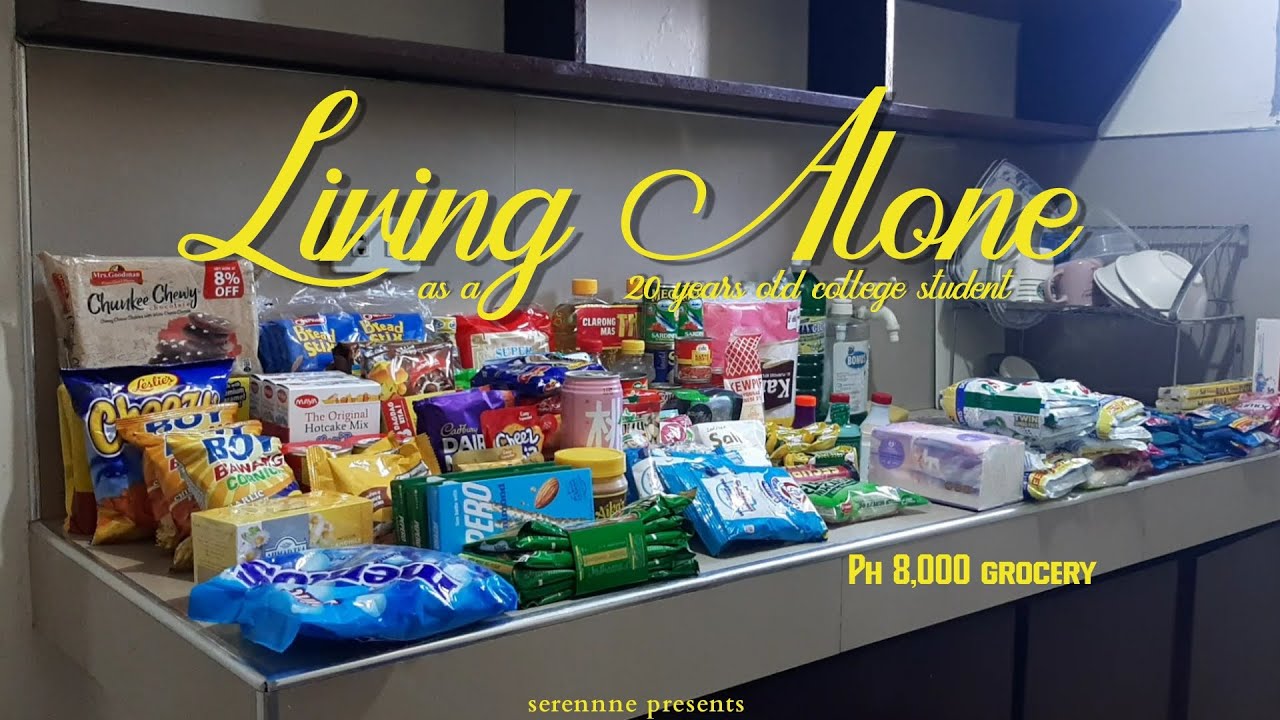 Living alone in the PH: Big grocery haul, organizing, & start of the 1st sem˖°🌺⋆.ೃ࿔*:･