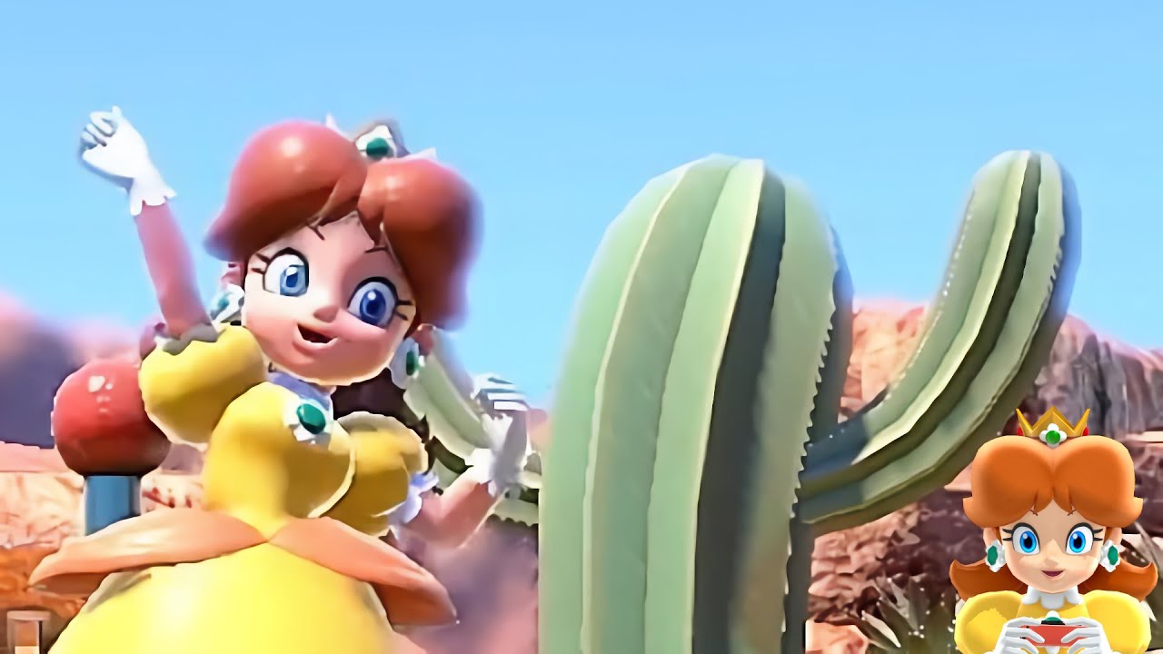 Mario Party Superstars Coin Battle Daisy vs Luigi vs Donkey Kong vs Wario