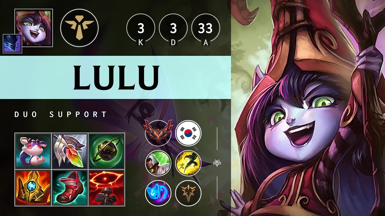 Lulu Support vs Thresh: Vision Controller - KR Grandmaster Patch 14.21