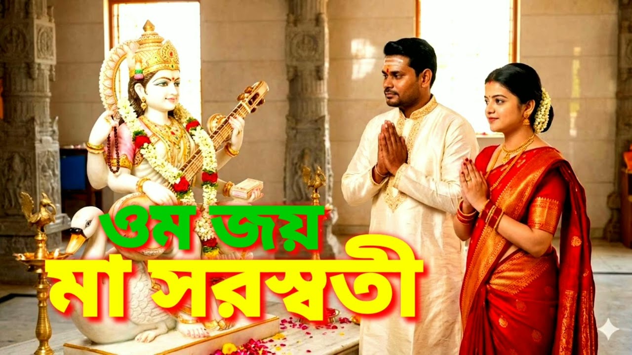 ওম জয় মা সরস্বতী। নতুন পুজোর গান। #saraswati #omjaysaraswatimata #2026stutas 