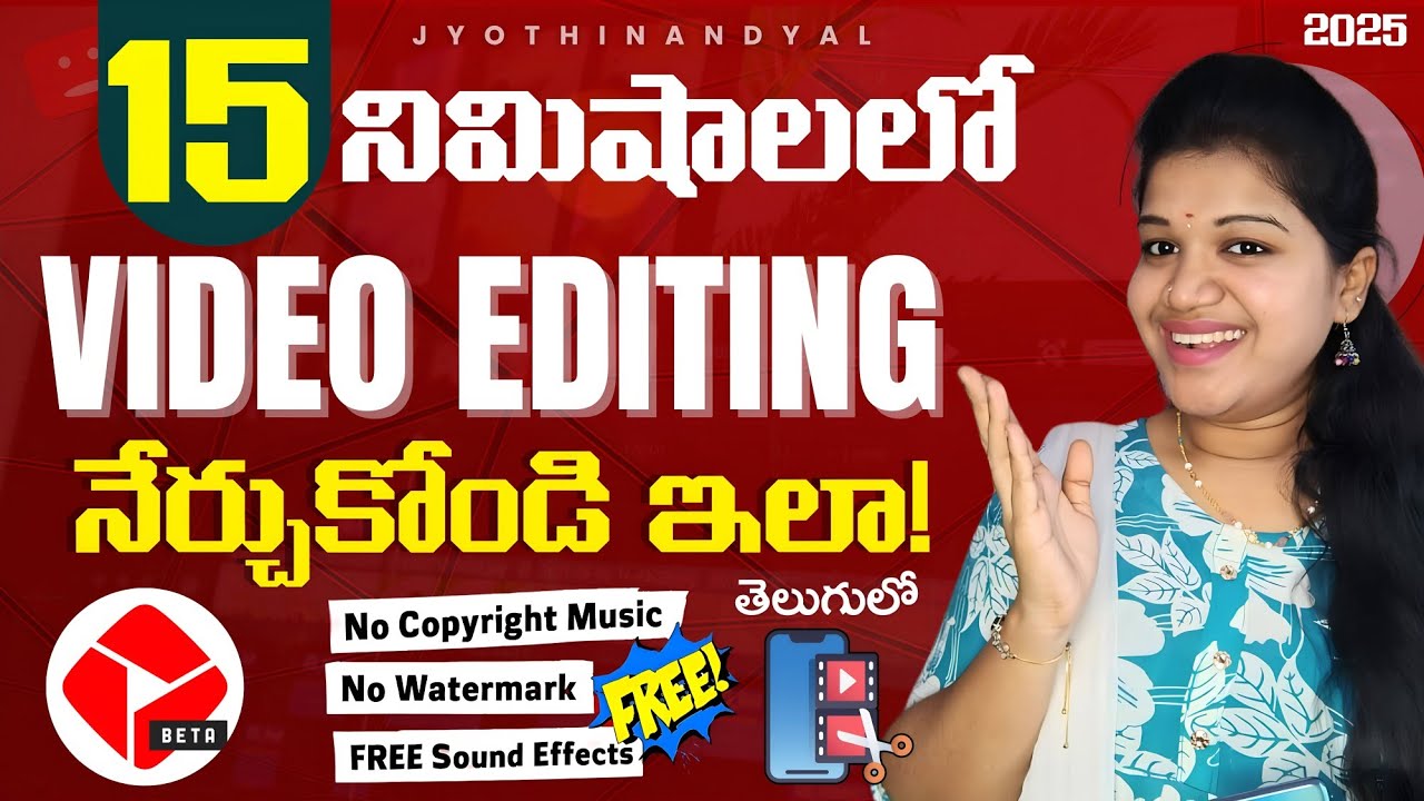 How to Edit Videos on YouTube Create App | Free Video Editing 2025 for Beginners | Jyothi Nandyal 