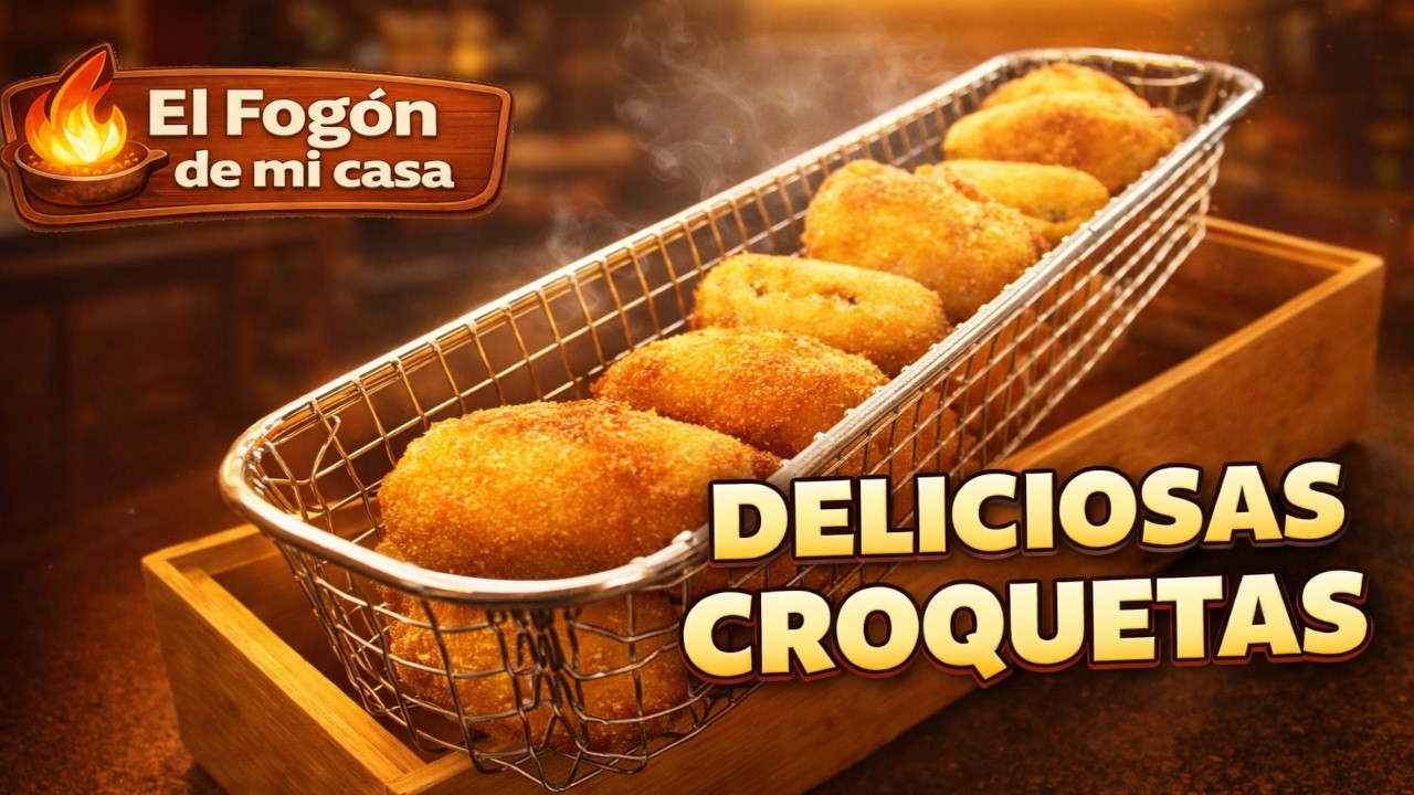 🏆 No Tires el Cocido ❌➡️ Haz Estas CROQUETAS BRUTALES (Receta Fácil)
