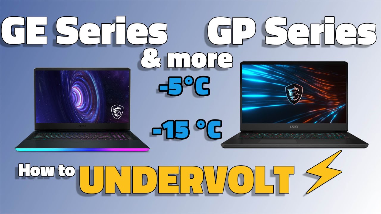 Игровой ноутбук MSI ЛЕГКИЙ ПОНИЖЕННЫЙ НАПРЯЖЕНИЕ // ПОНИЖЕННЫЕ ТЕМПЕРАТУРЫ ОТ -5°C ДО -15 °C // i...