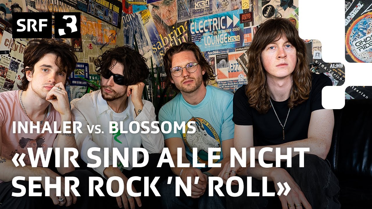 Inhaler vs. Blossoms: Welche Band ist weniger Rock ’n’ Roll? | Interview | SRF 3