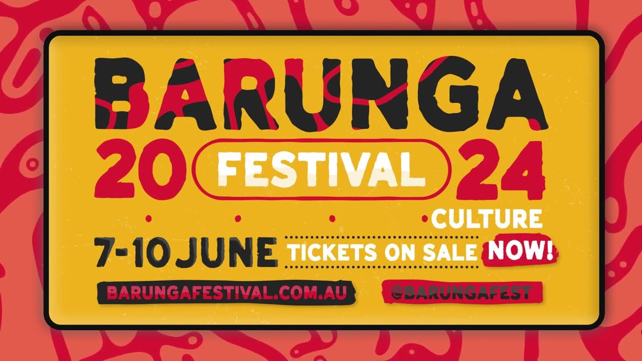 Barunga Festival 2024 Animated Title Board