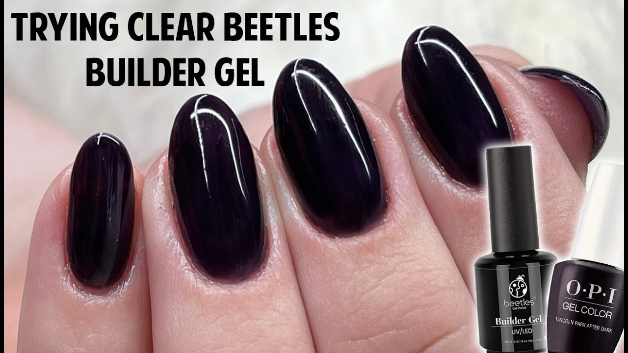 TRYING CLEAR BEETLES BUILDER GEL FROM AMAZON | Affordable Builder Gel