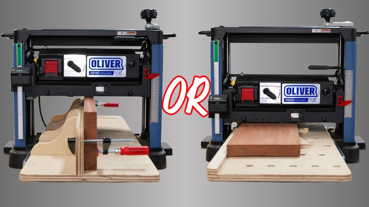 Bench Top Planner Jigs  Save You Money and Space