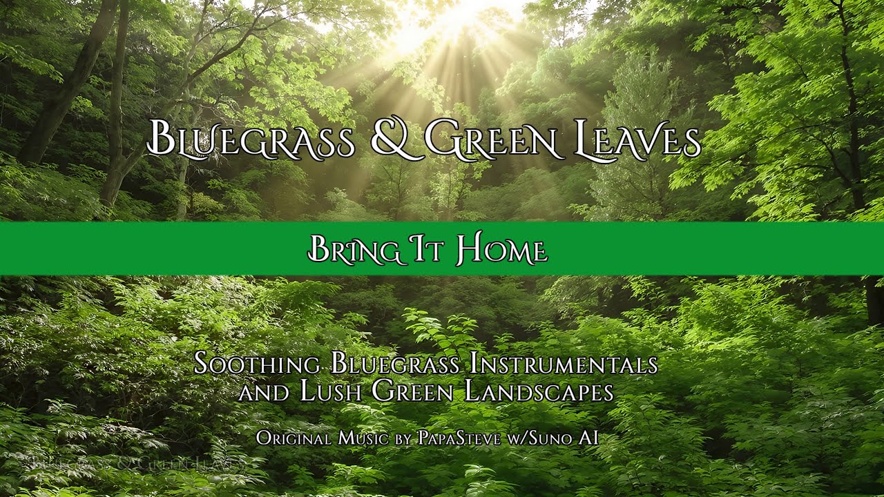 Bring It Home | Bluegrass & Green Leaves 4K Nature Instrumental