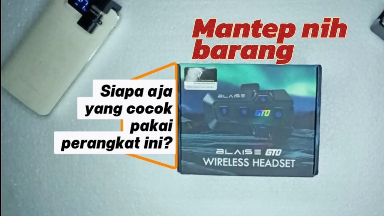 UNBOXING BLAISE GT0! Bisa Jadi Intercom Dadakan? 😱 Bluetooth Helmet Headset Murah Meriah!