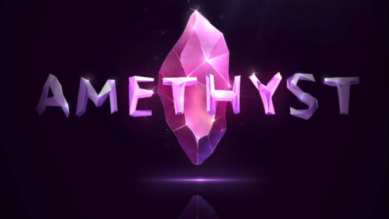 Amethyst showcase in perfect quality