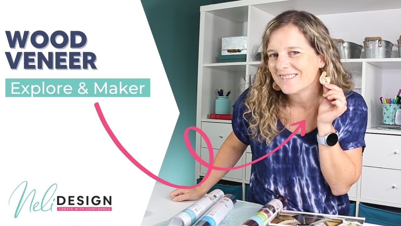 Серьги из деревянного шпона своими руками с Cricut Maker или Explore Family