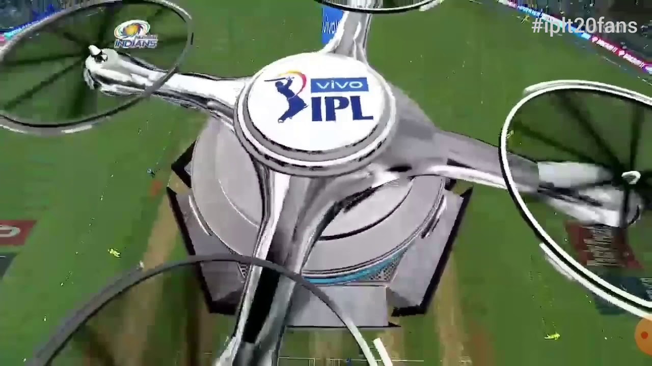 IPL match countdown drone.