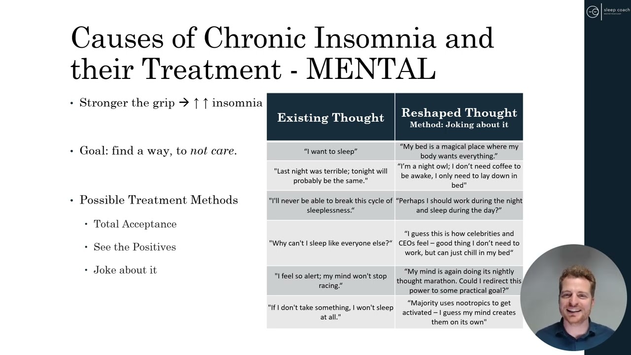 Three Causes of Chronic Insomnia Revealed and How to Manage Them (P4, S7, S2)