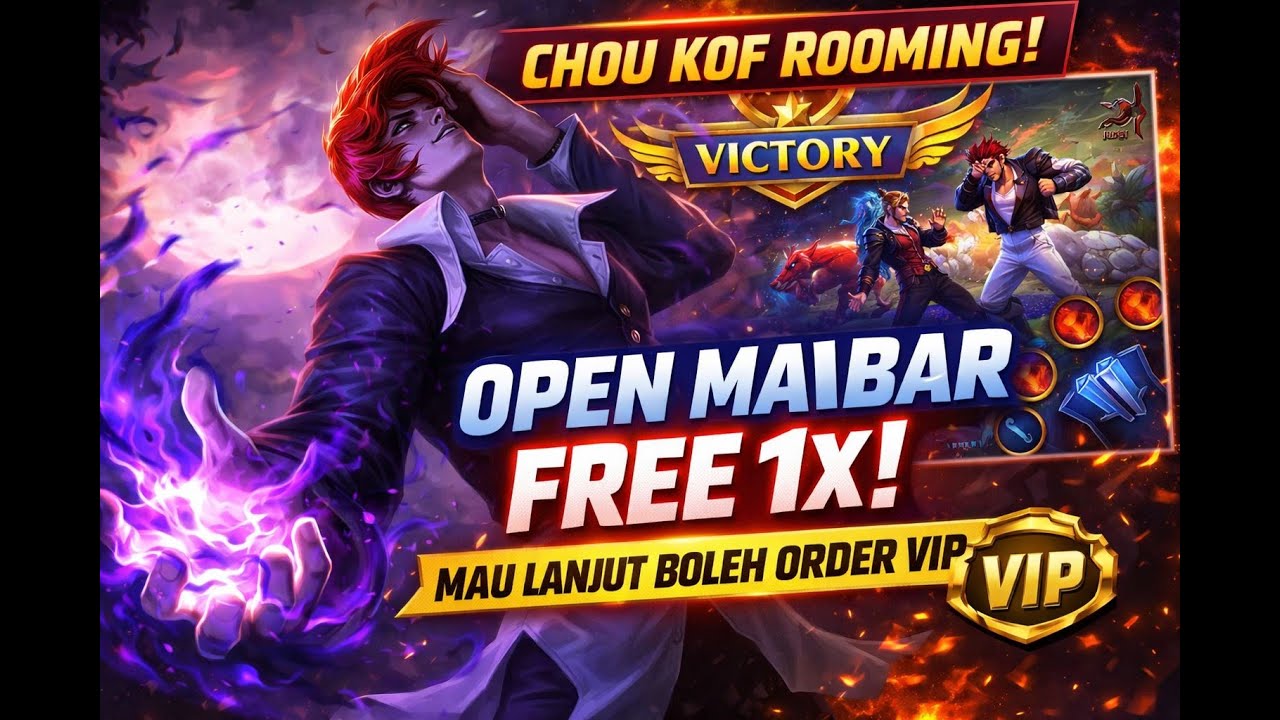 MABAR FREE 1X , mau LANJUT ORDER VIP  DI BIO PROFIL 😎