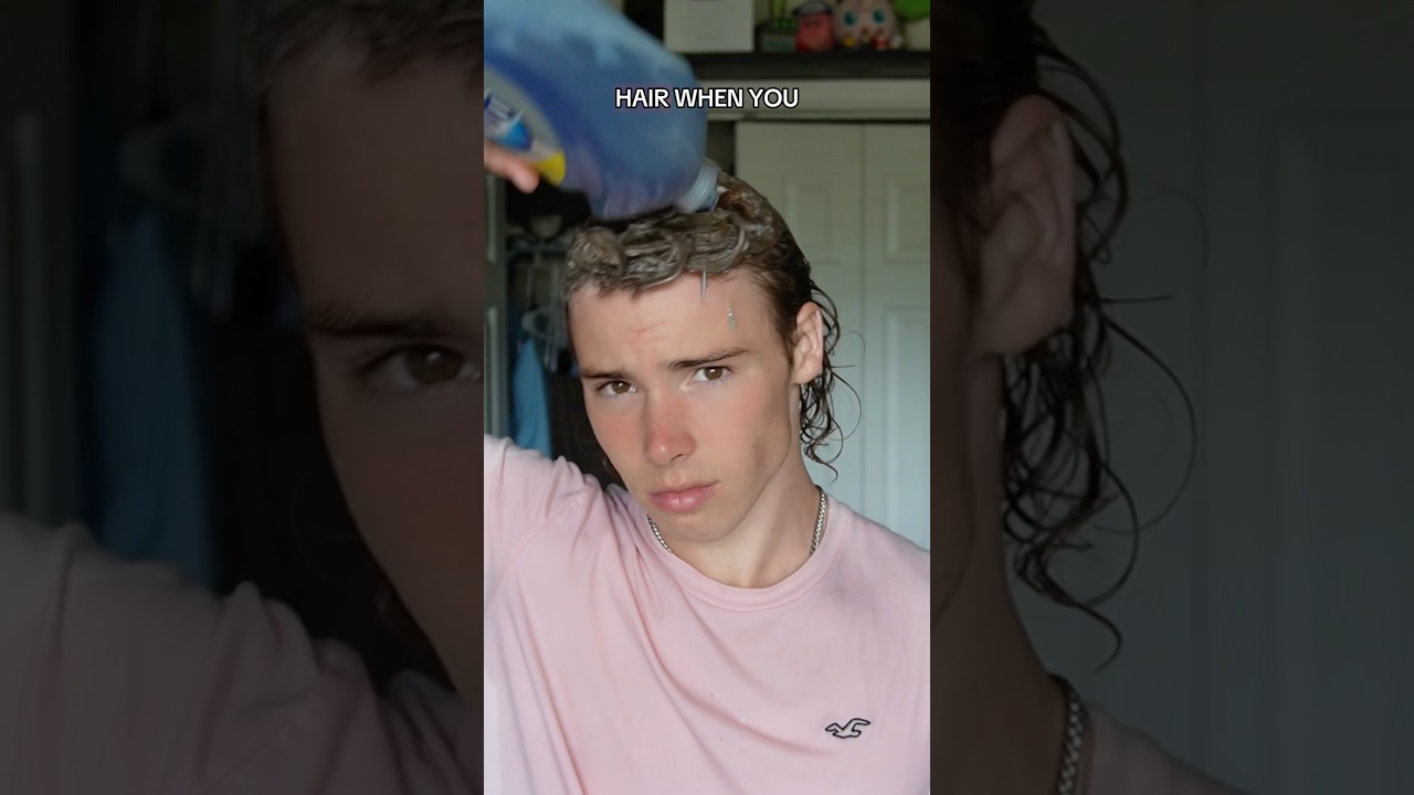 Washing my hair with dish soap 😱 ​⁠@basedbodyworks