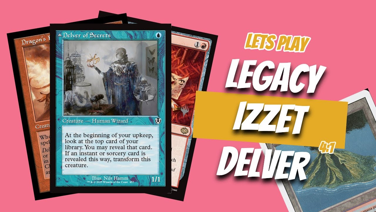 TROPHY TIME? Legacy Izzet Delver with Chain Lightning 🔥 | MTGO League