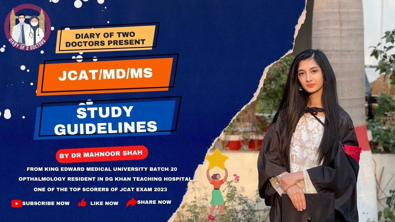 JCAT EXAM STUDY GUIDELINES BY DR. MAHNOOR SHAH | How to pass JCAT/MD/MS | All you need to know JCAT