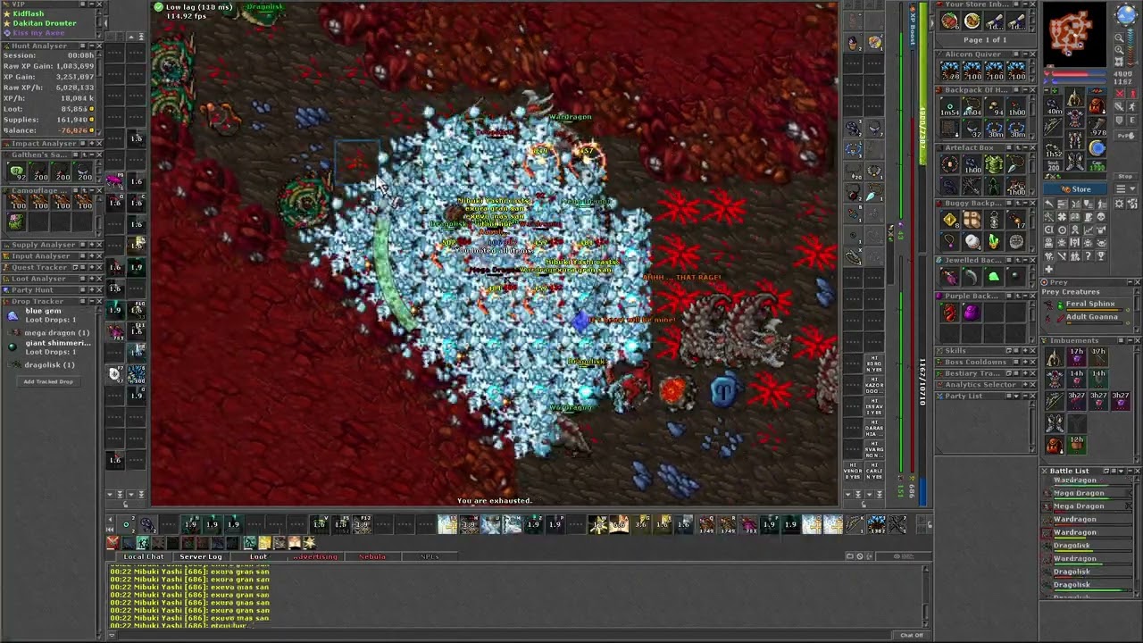 Dragons hunt 8.4kk raw peak RP 680 solo Mibuki
