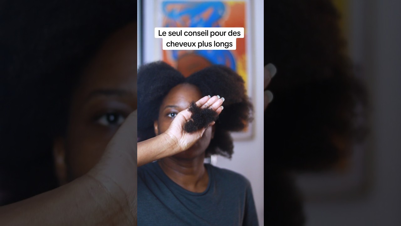 Le seul conseil pour des cheveux plus longs #cheveuxafro #cheveuxcrepus #cheveuxnaturels