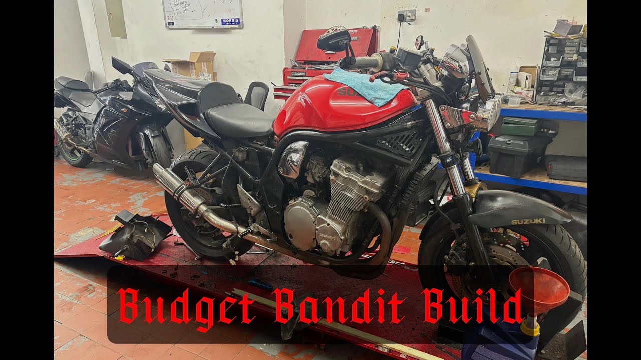 Modifying the CHEAPEST Suzuki Bandit I could find! Budget Bandit Build Pt.2