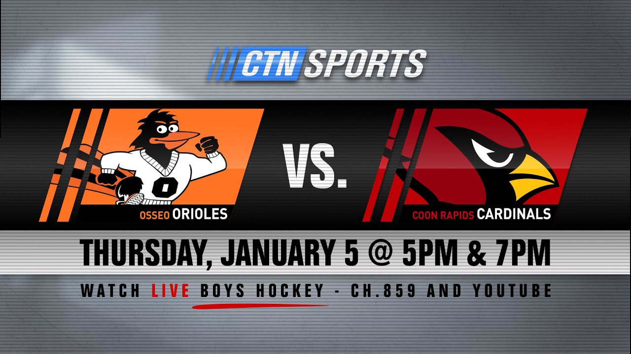 Boys Hockey: Osseo at Coon Rapids 1.5.23